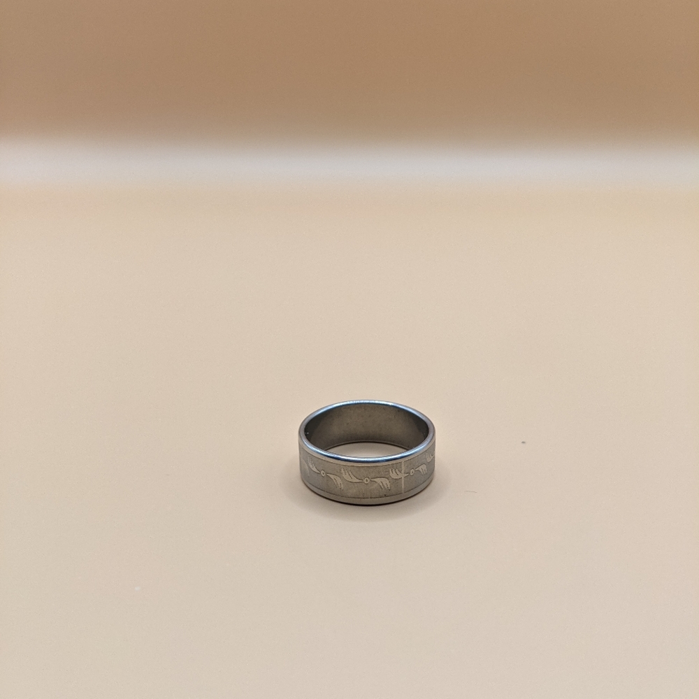 Stainless Steel Handmade Ring - Size 4